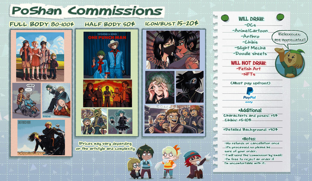 Commission Sheet Commission Sheet